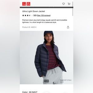 Uniqlo Light Down Jacket
